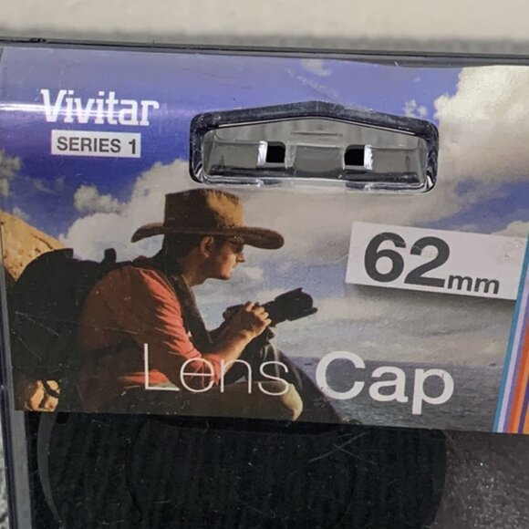 Vivitar Series 1 Lens Cap 62mm Black Snap on For Digital & SLR Cameras - Picture 2 of 9